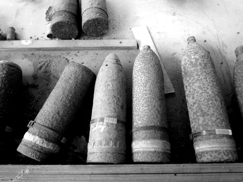 Remnants from Belgian Army Ammunition Disposal Unit CC 2.0