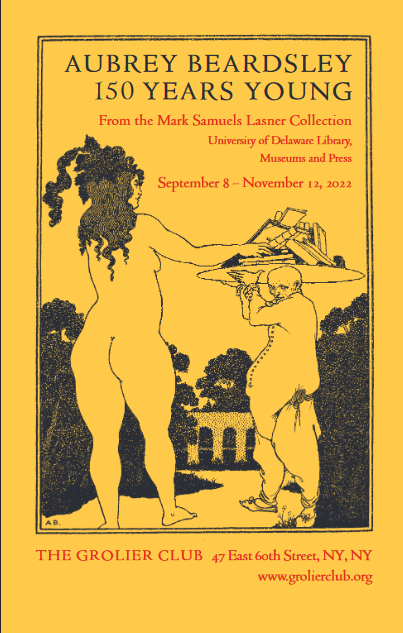 Aubrey Beardsley, 150 Years Young exhibition poster