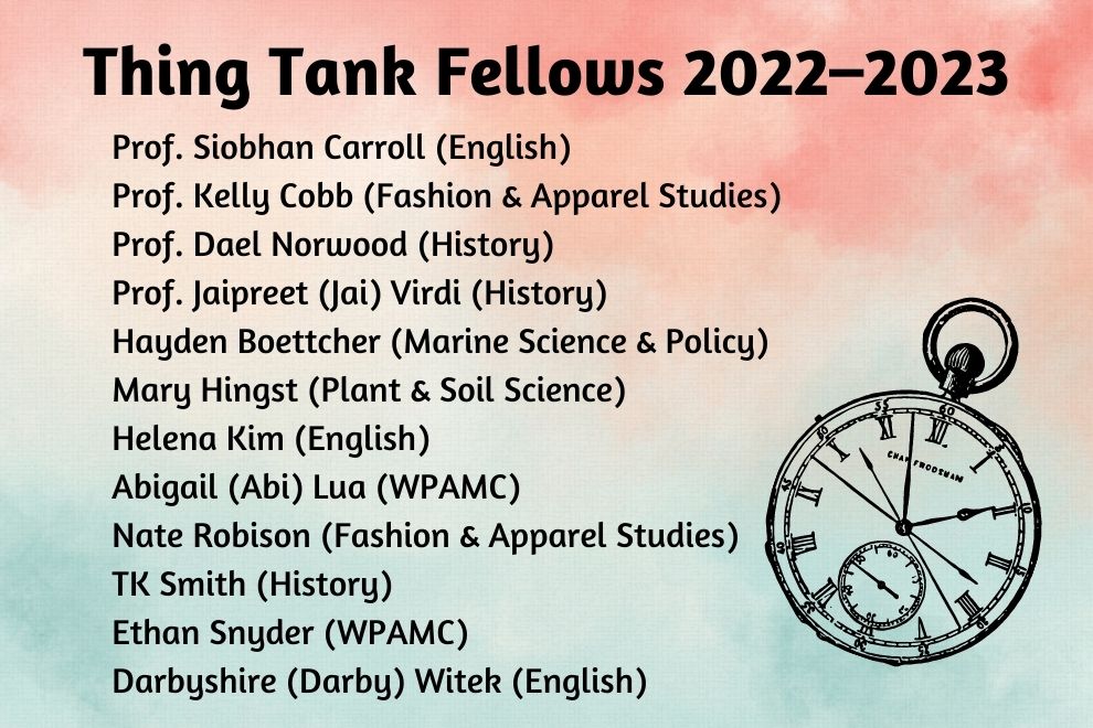 List of 2022–2023 Thing Tank Fellows