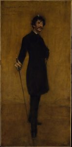 A portrait of Whistler by William Merritt Chase