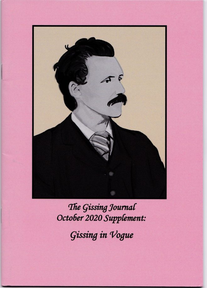 The cover of the issue of the Gissing Journal where Stetz published her article.