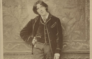 a photograph of Oscar Wilde