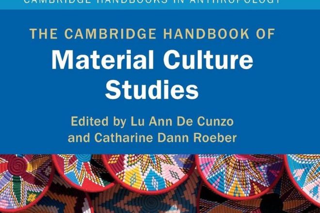 cropped photo of the cover of The Cambridge Handbook of Material Culture Studies